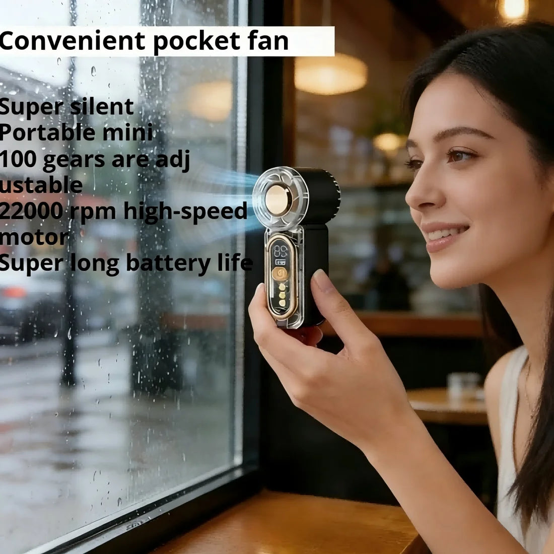 TurboBreeze Pro – Portable High-Speed Cooling
