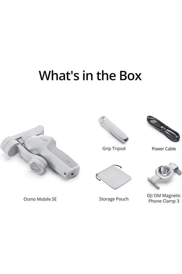 DJI OSMO Mobile SE Intelligent Gimbal, 3-Axis Phone Gimbal