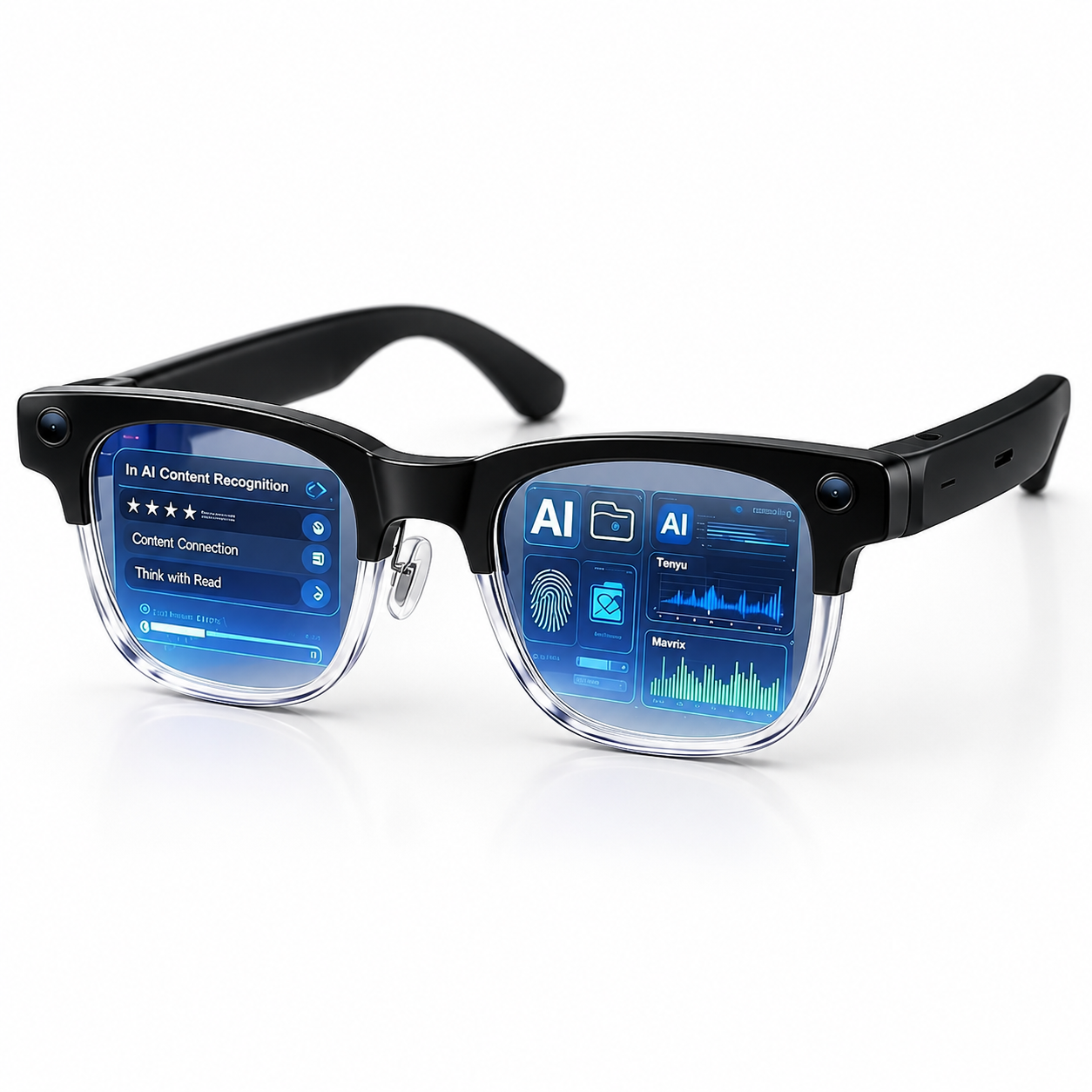 VisionX AI Glasses – Smart Vision, Hands-Free Control