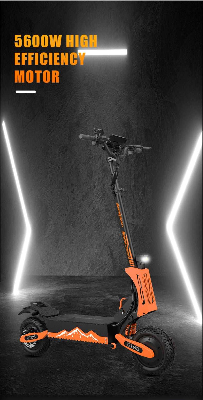 Arwibon Beast Scooter – 5600W Power, 46MPH Speed