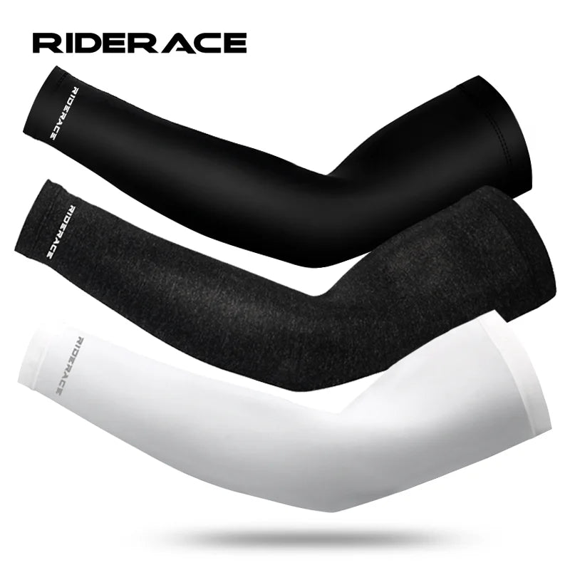 Sports Arm Sleeves – Ice Silk, Quick Dry, UV Protection