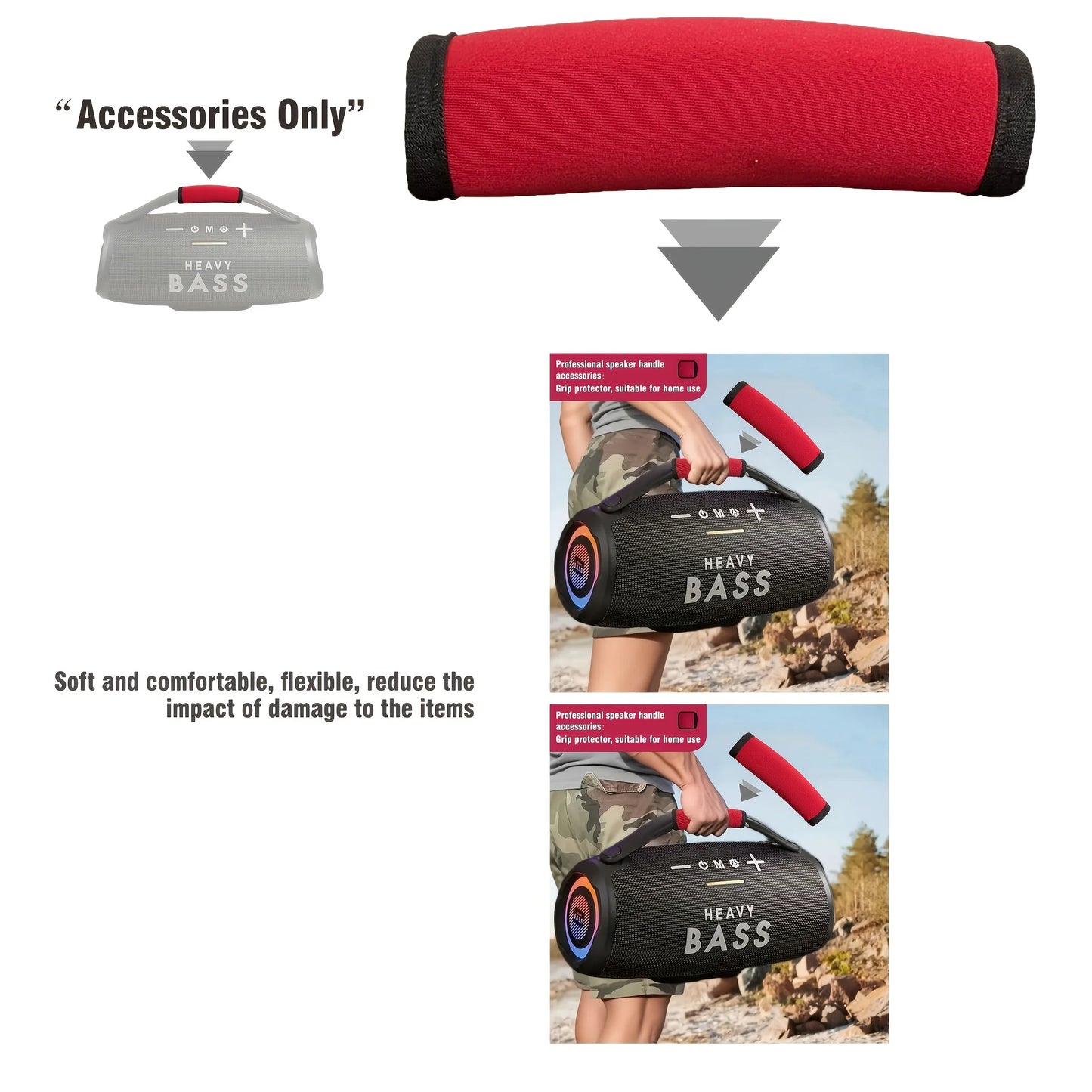 GripStrap Pro – Heavy-Duty Speaker Handle Strap