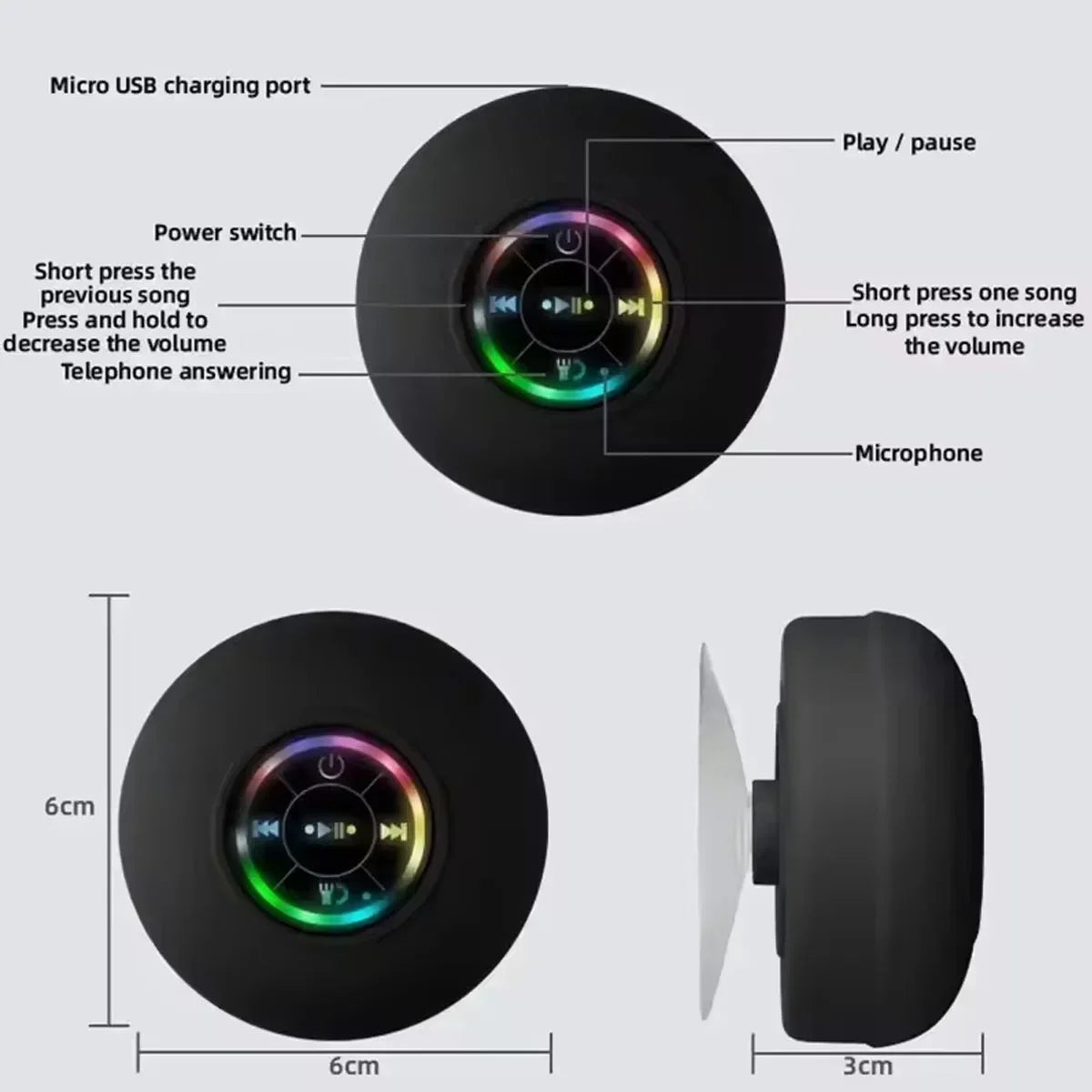 AquaBeat Speaker – Portable Sound Anywhere