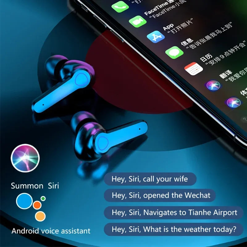 M19 AirBuds Pro – ANC, Smart Touch, LED Display