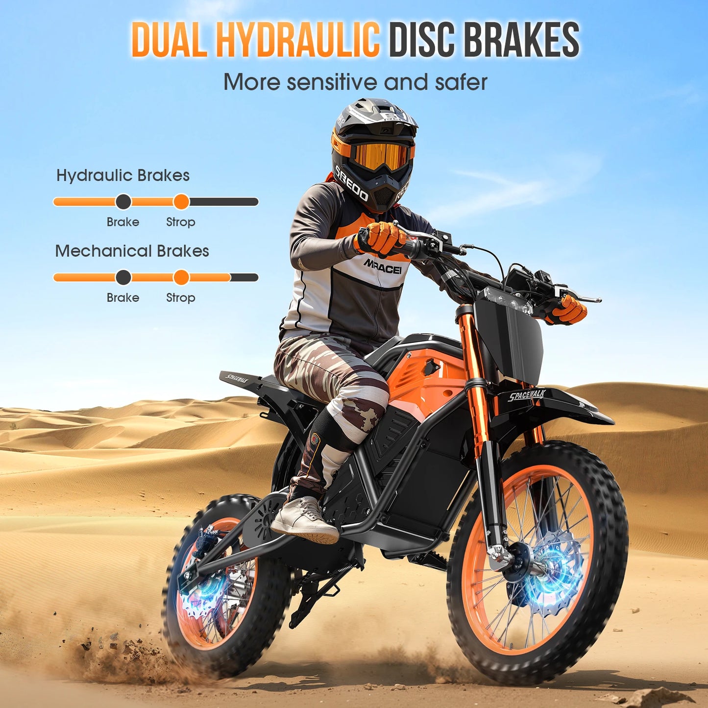 VoltRider X – 3000W Off-Road Electric Bike