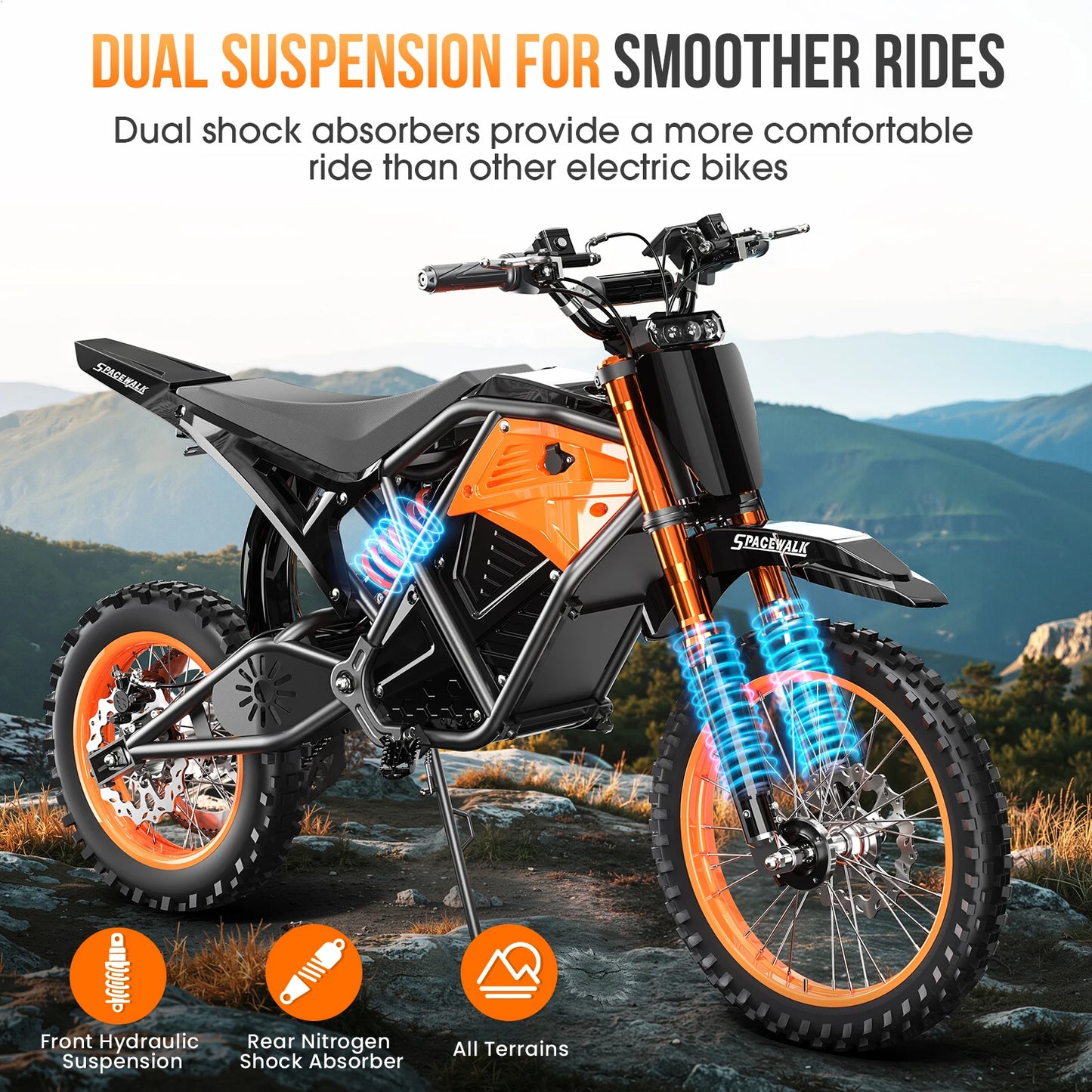 VoltRider X – 3000W Off-Road Electric Bike