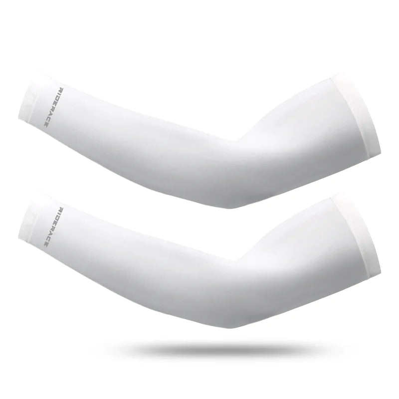 Sports Arm Sleeves – Ice Silk, Quick Dry, UV Protection
