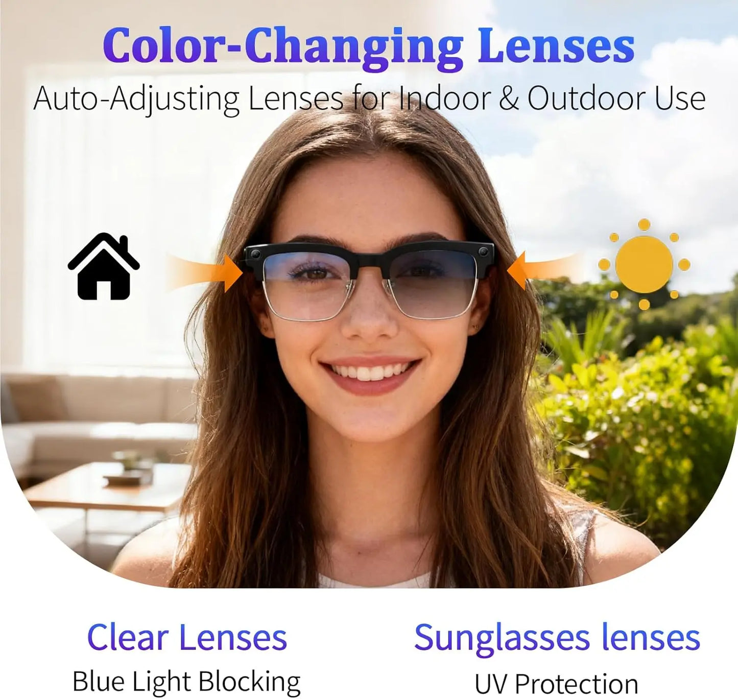 VisionX AI Glasses – Smart Vision, Hands-Free Control