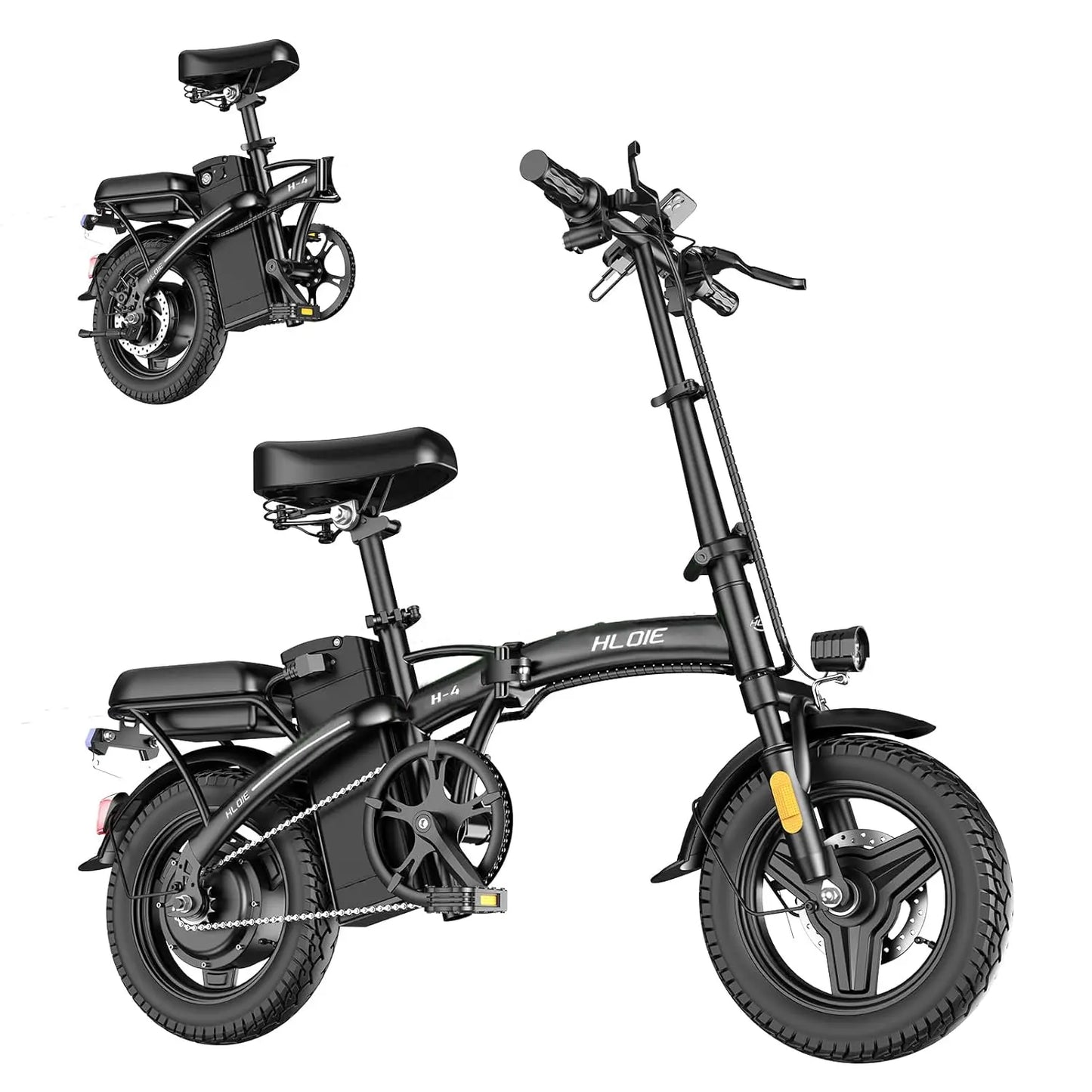Folding Electric Bike 500W Peak 23MPH 35 Miles