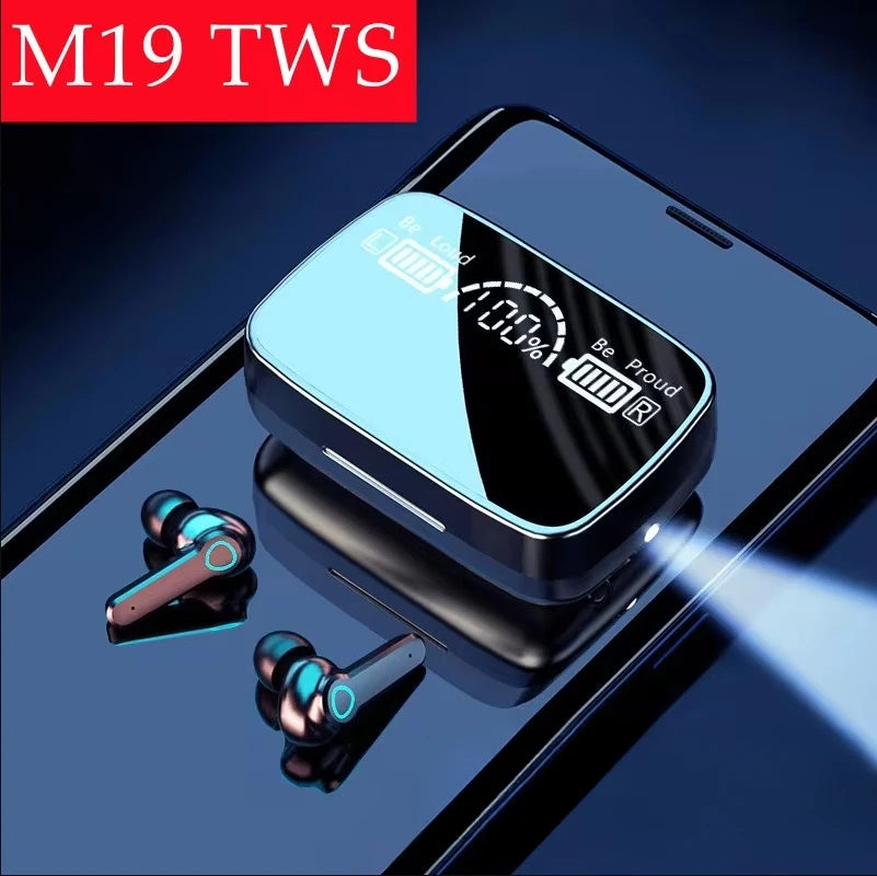 M19 AirBuds Pro – ANC, Smart Touch, LED Display