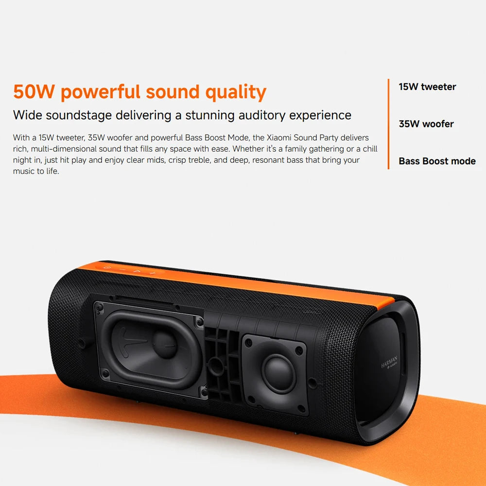 Sound Party Pro – 50W Power, Deep Bass, Waterproof