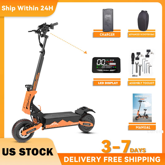 Arwibon Beast Scooter – 5600W Power, 46MPH Speed