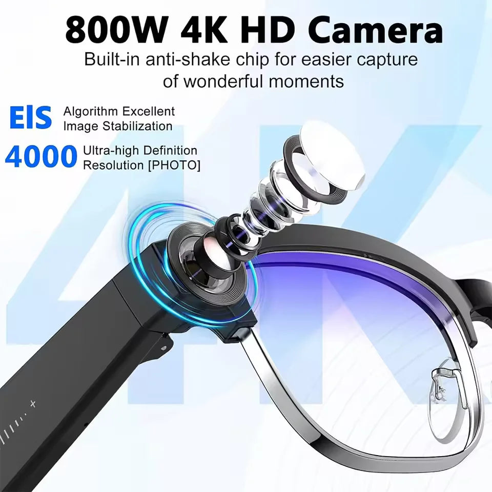 VisionX AI Glasses – Smart Vision, Hands-Free Control