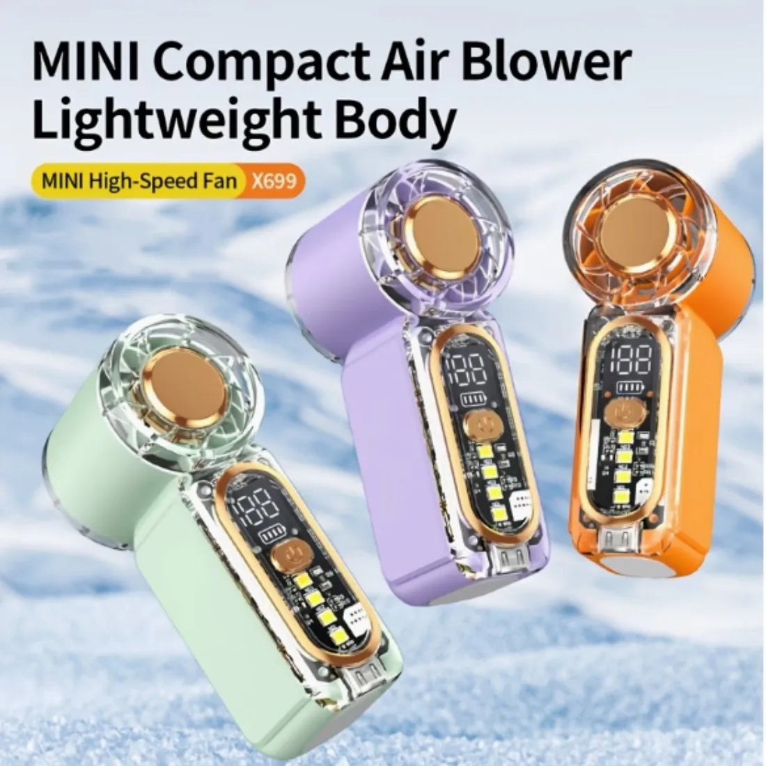 TurboBreeze Pro – Portable High-Speed Cooling