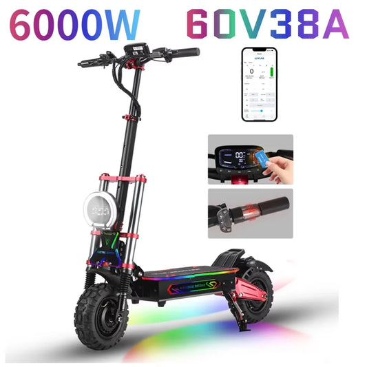 S5 Beast Scooter – 6000W Dual Motor